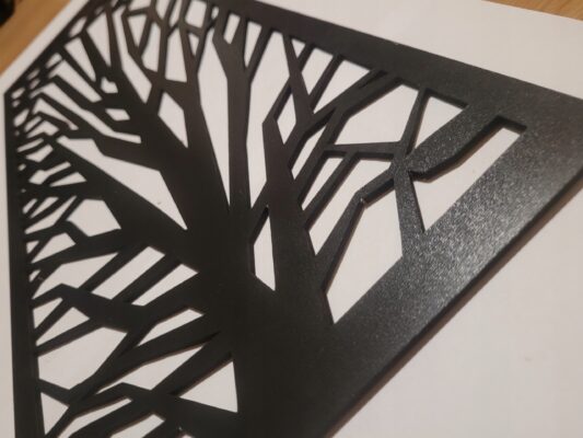 Nowoczesny obraz ażurowy w aranżacji wnętrza