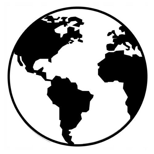 Obraz ażurowy Mapa świata 3D okrągła dekoracja ścienna duża XXL kolory