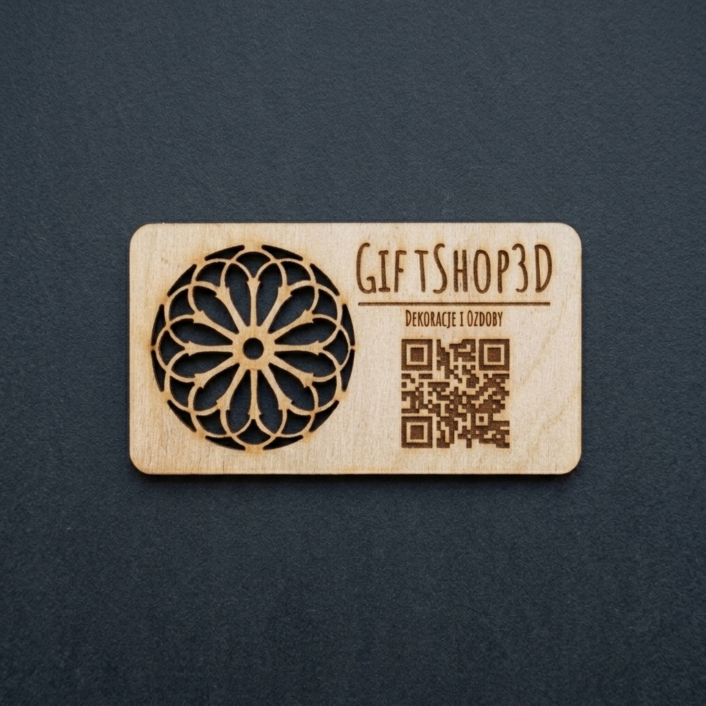 Ekskluzywne wizytówki drewniane