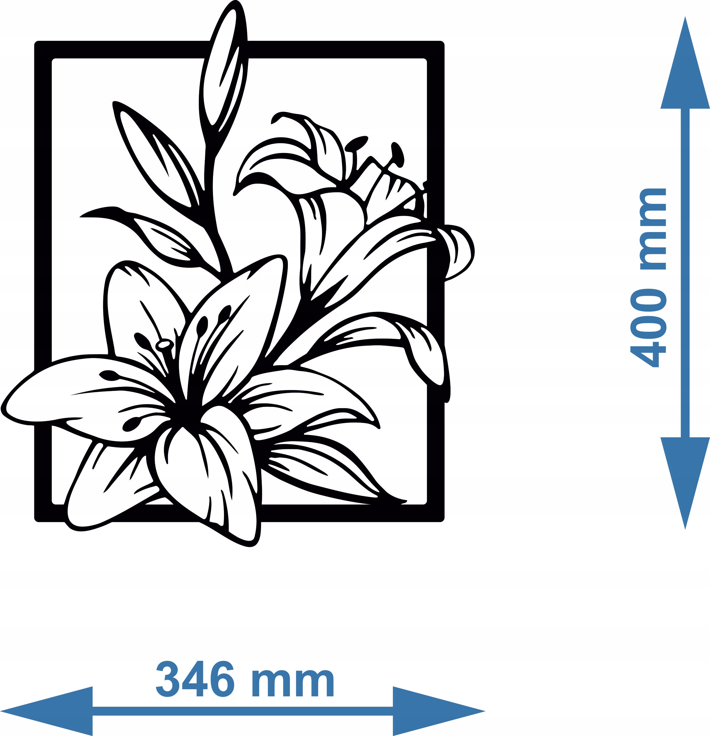 Wymiary i specyfikacja dekoracji ażurowej